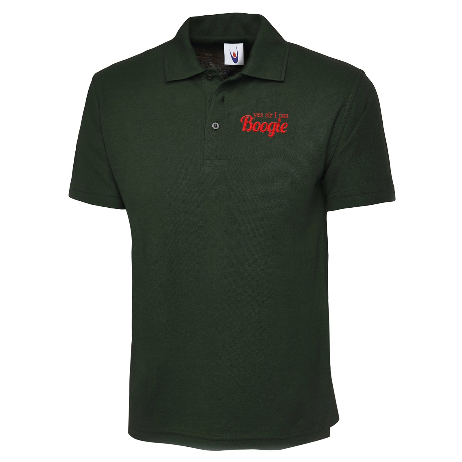 Yes Sir I Can Boogie Retro 70s 80s Disco Dancing Polo Shirt 
