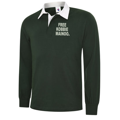 Free Kobbie Mainoo Embroidered Classic Rugby Shirt