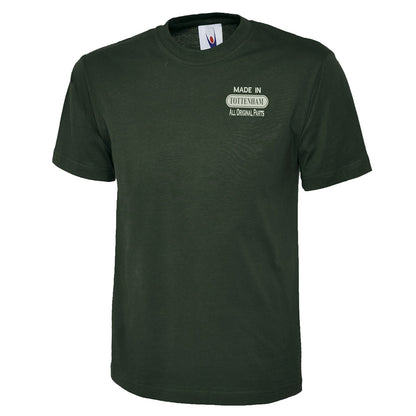 Made in Tottenham All Original Parts Embroidered Classic T-Shirt