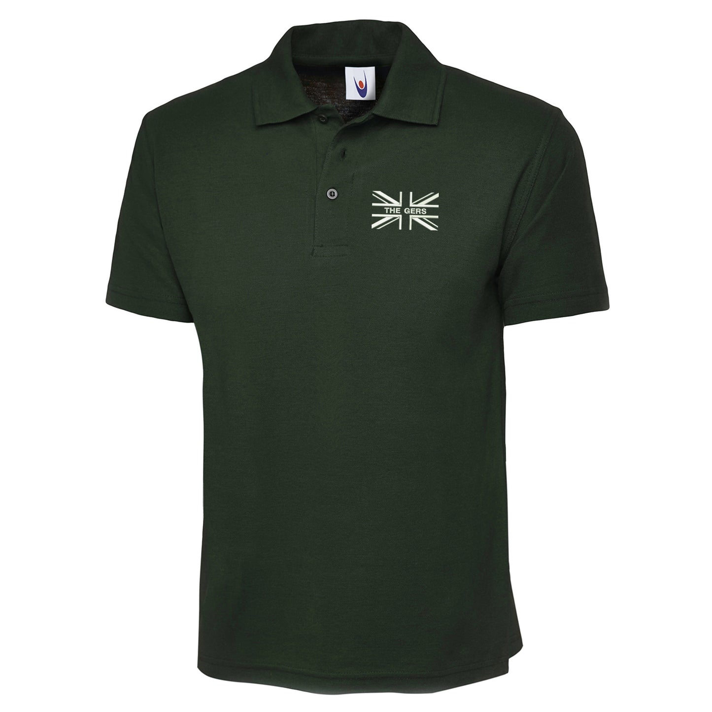 The Gers Union Jack Embroidered Classic Polo Shirt