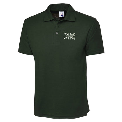 The Gers Union Jack Embroidered Classic Polo Shirt