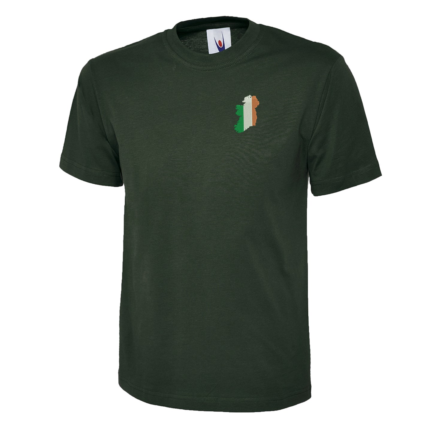 Ireland Flag Map Embroidered Children's T-Shirt