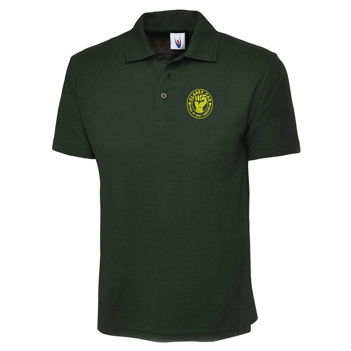 Classy Cas Pride of West Yorkshire Embroidered Classic Polo Shirt