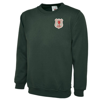 Retro Wales 1926 Embroidered Classic Sweatshirt