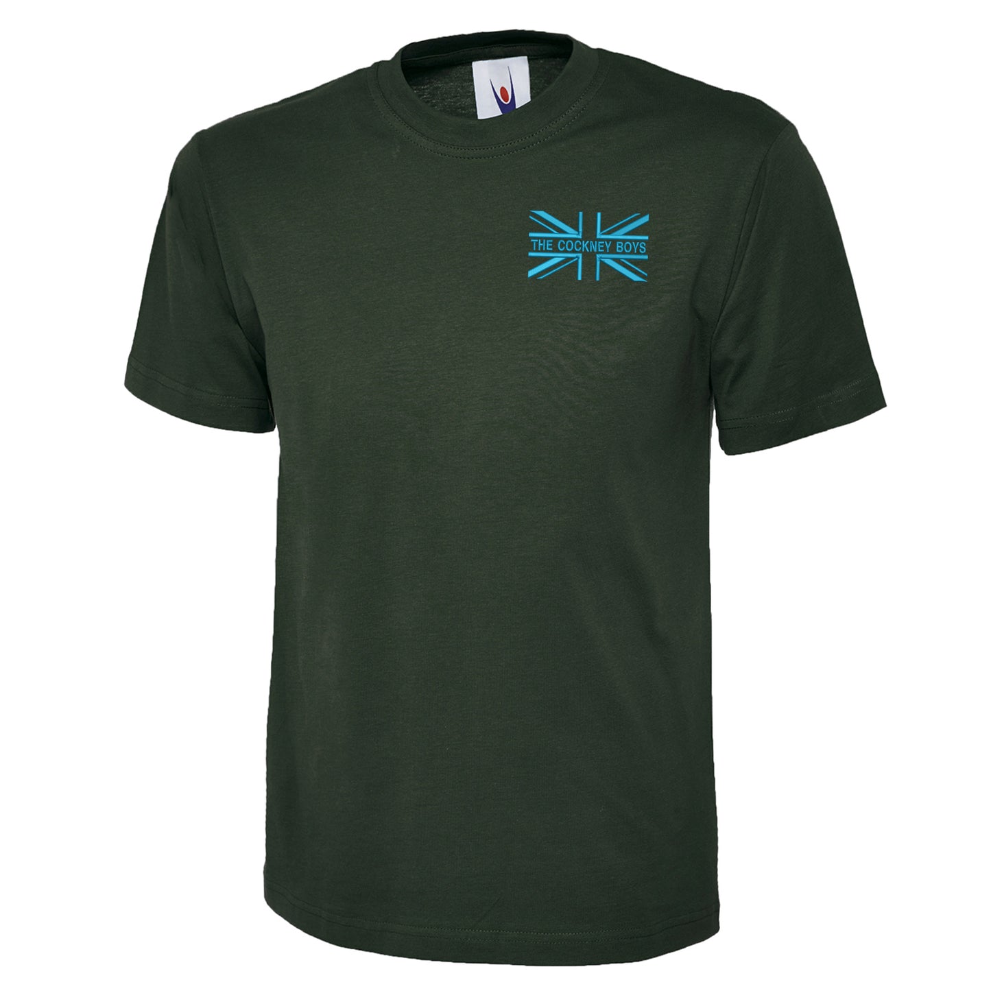 The Cockney Boys Union Jack Embroidered Classic T-Shirt