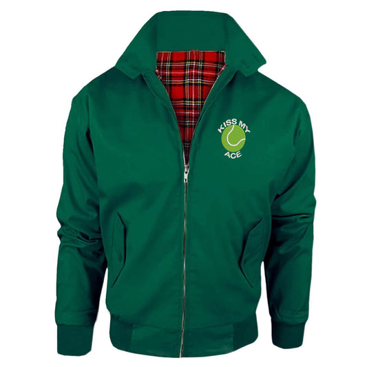Kiss My Ace Classic Harrington Jacket