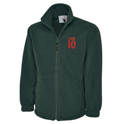 Law 10 Embroidered Premium Fleece