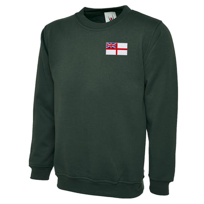 Royal Navy White Ensign Flag Sweatshirt
