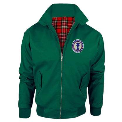 Retro Chesterfield Anglo-Scottish Cup Winners 1981 Embroidered Classic Harrington Jacket