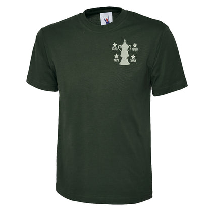 Retro Bolton Four Time Cup Winners Classic T-Shirt