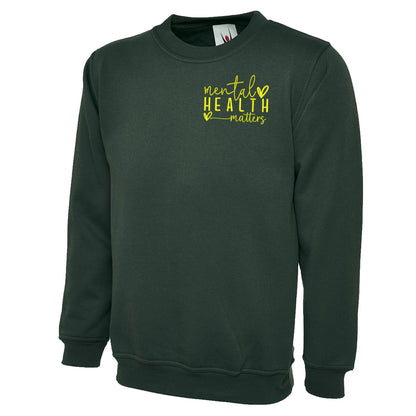 Yellow Mental Health Sweatshirt