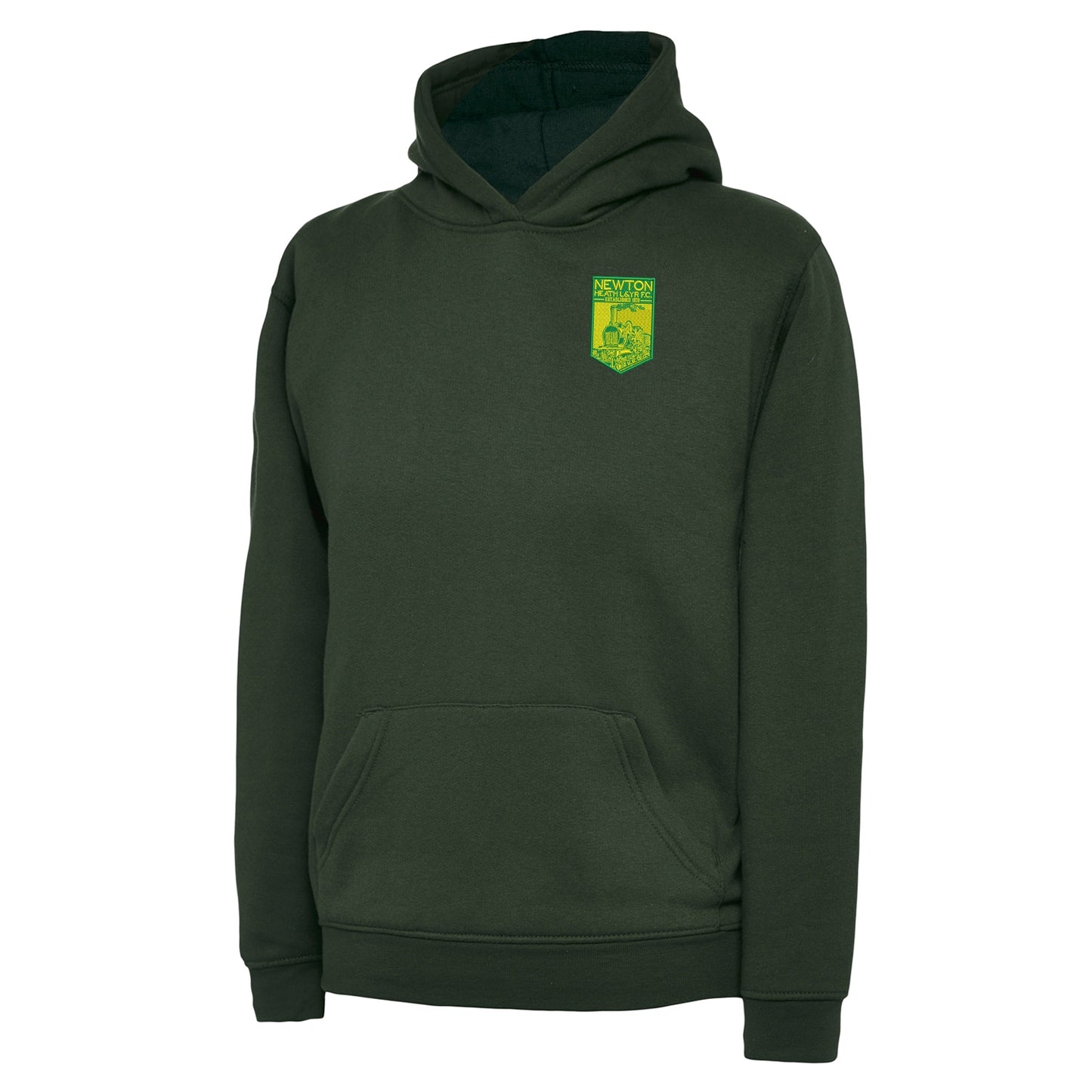Retro Newton Heath LYR Embroidered Children's Hoodie