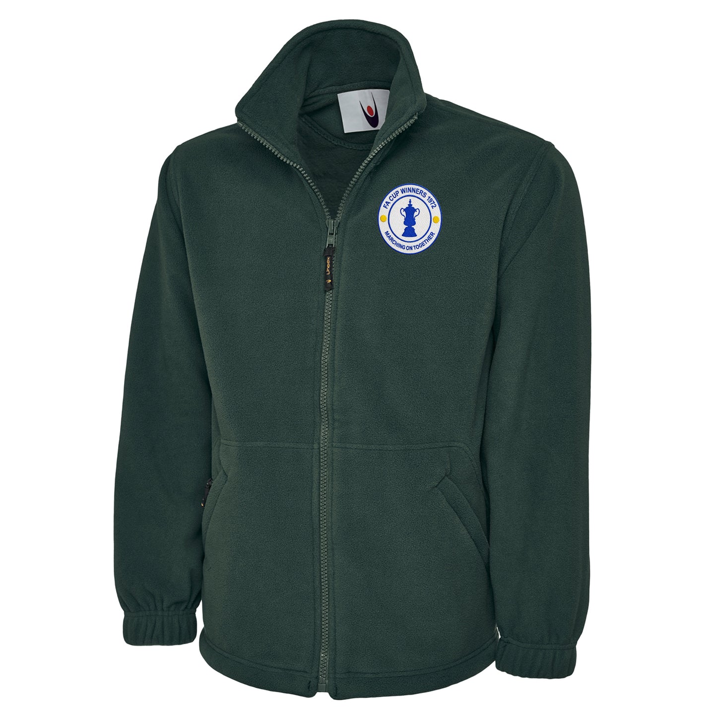 Old School Leeds United Fleece Jacket