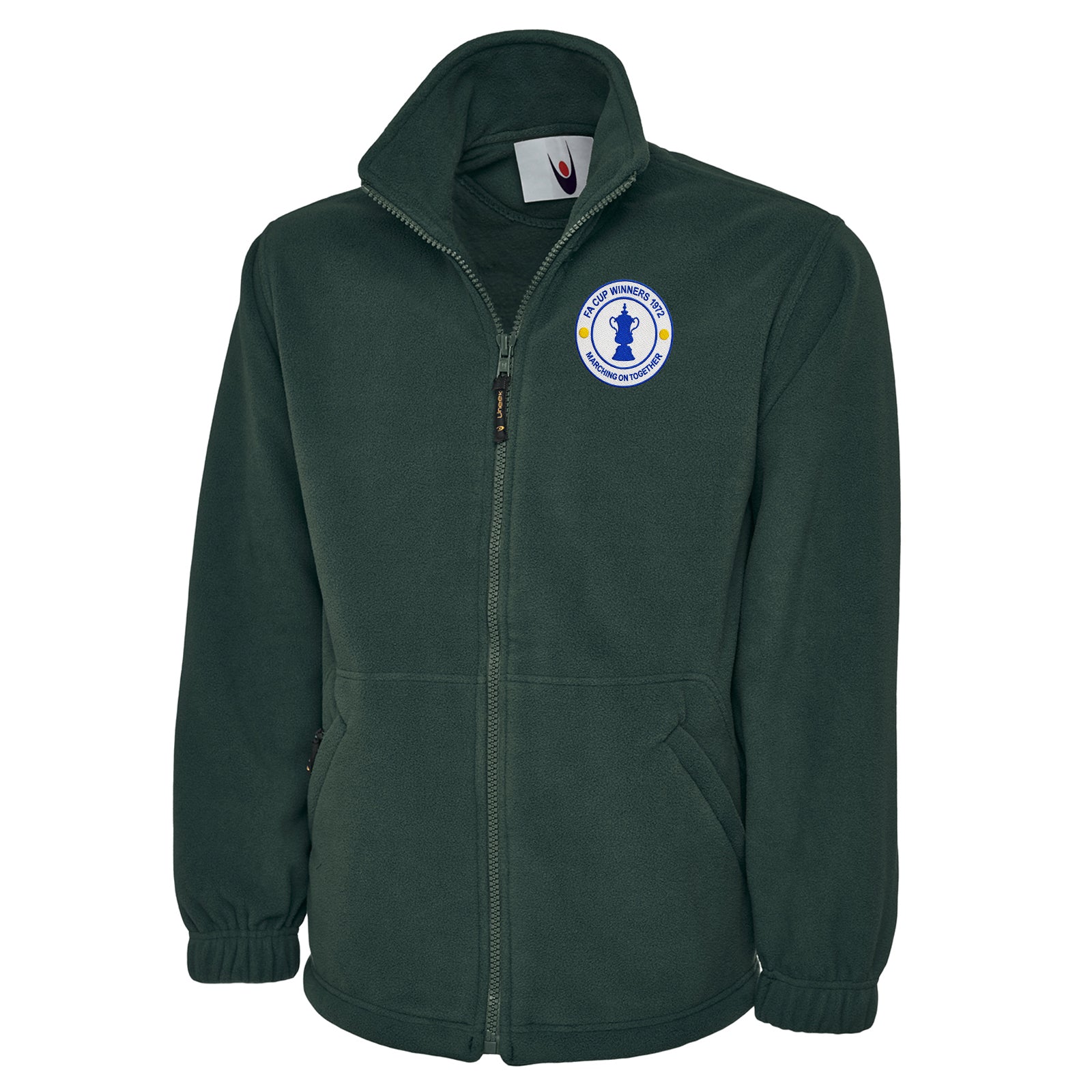 Old School Leeds United Fleece Jacket