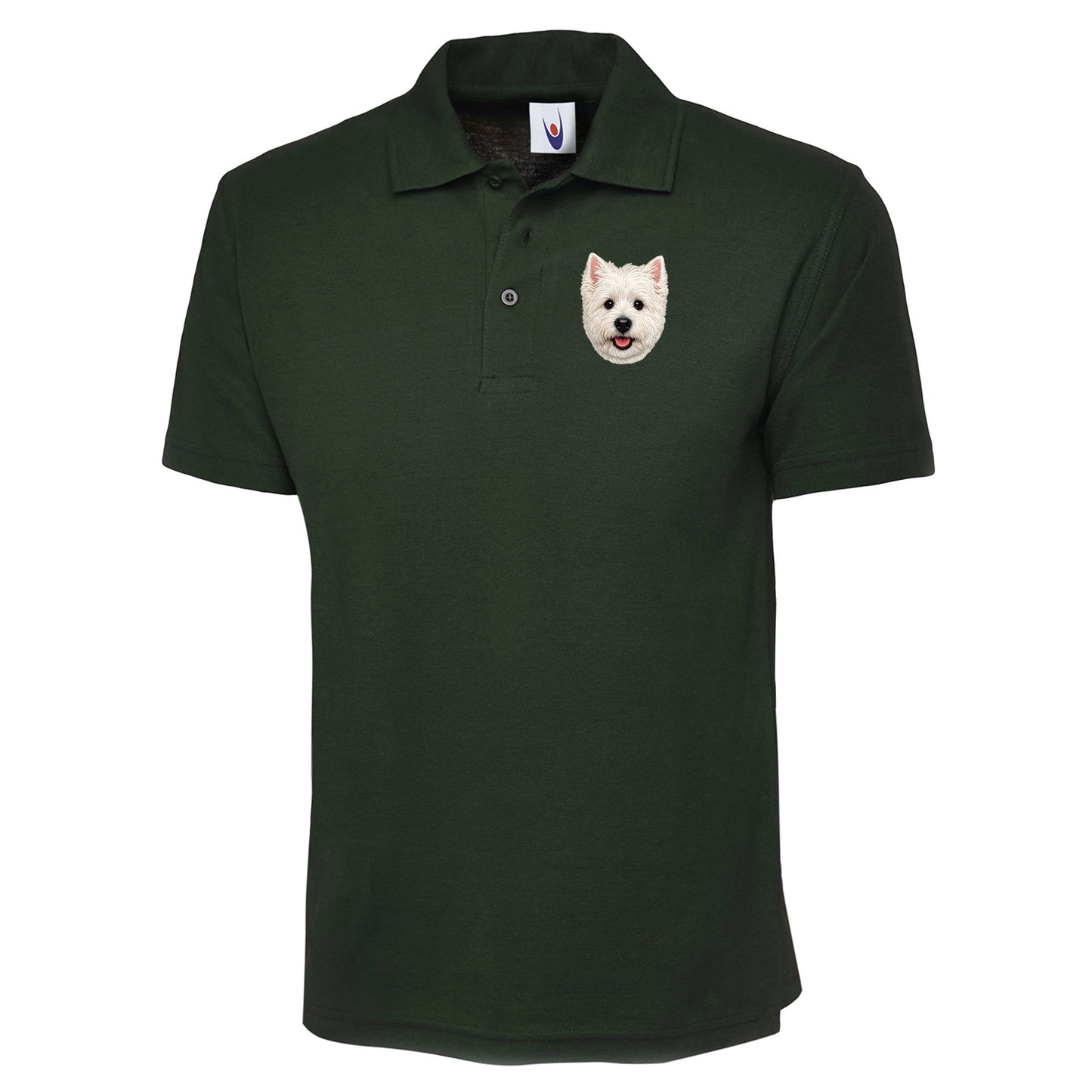 Westie Dog Face Classic Polo Shirt