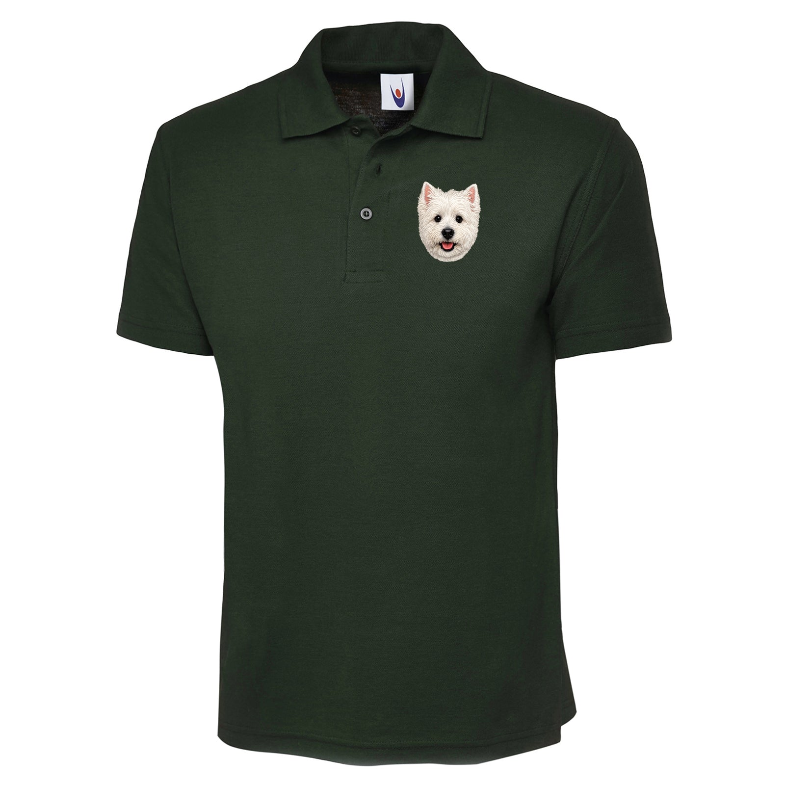 Westie Dog Face Classic Polo Shirt