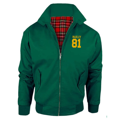 Bob Marley Football Jacket Mens