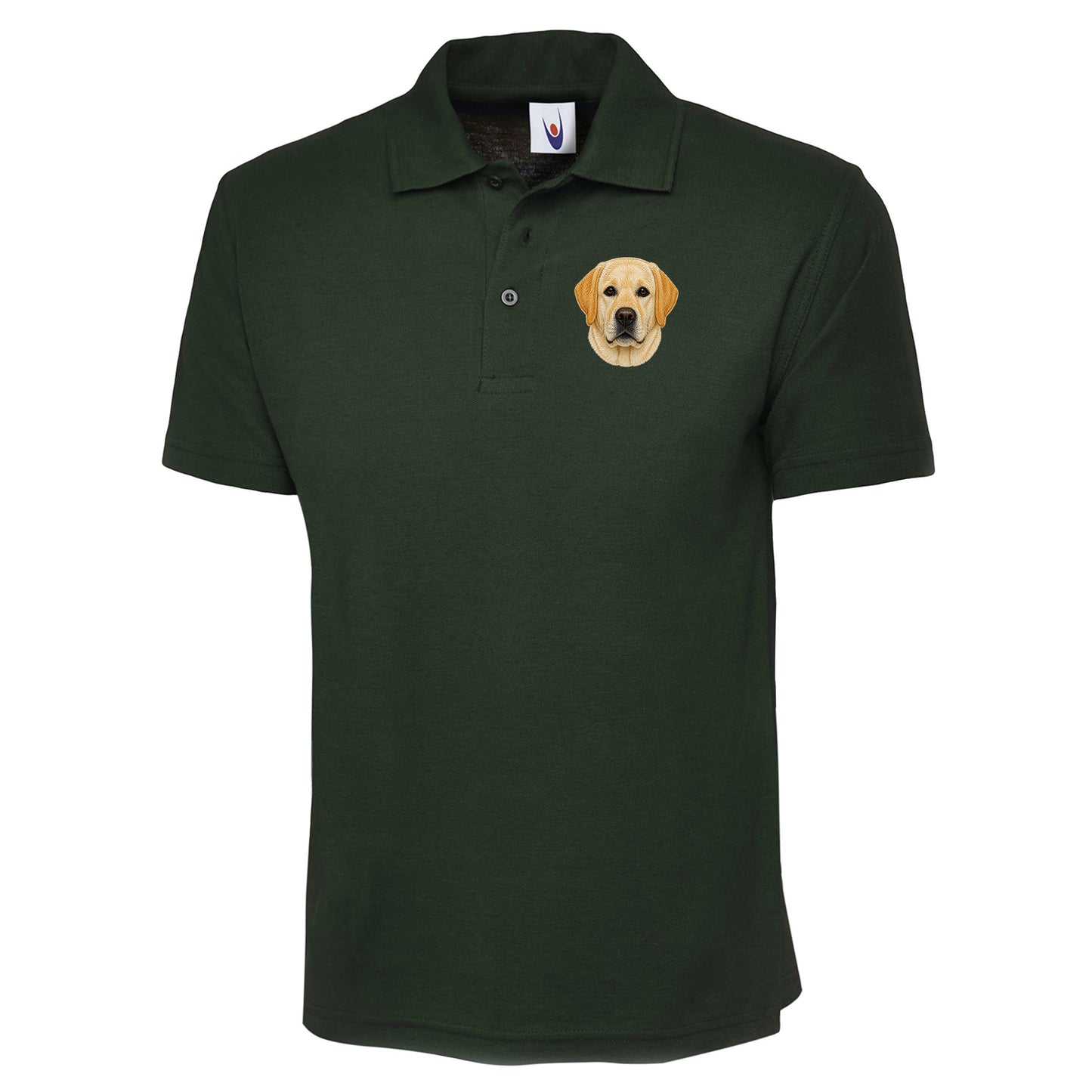 Labrador Dog Face Polo Shirt