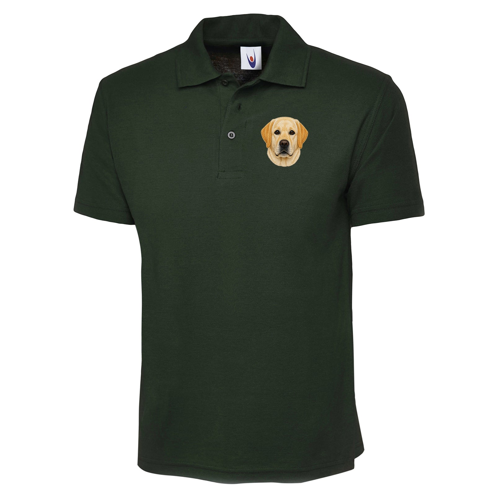 Labrador Dog Face Polo Shirt