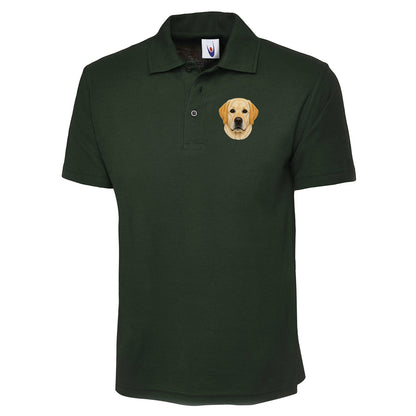 Labrador Dog Face Polo Shirt