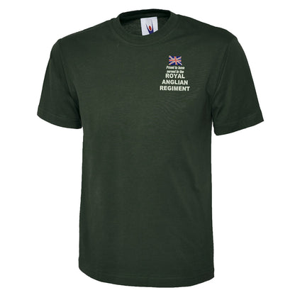 Proud to Have Served in The Royal Anglian Regiment Embroidered Classic T-Shirt
