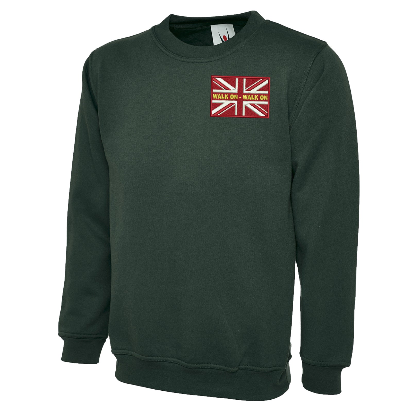 Walk On Walk On Coloured Union Jack Sweatshirt