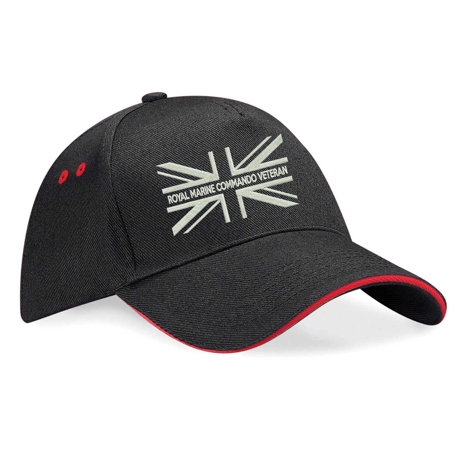 Union Jack Flag Embroidered Baseball Cap