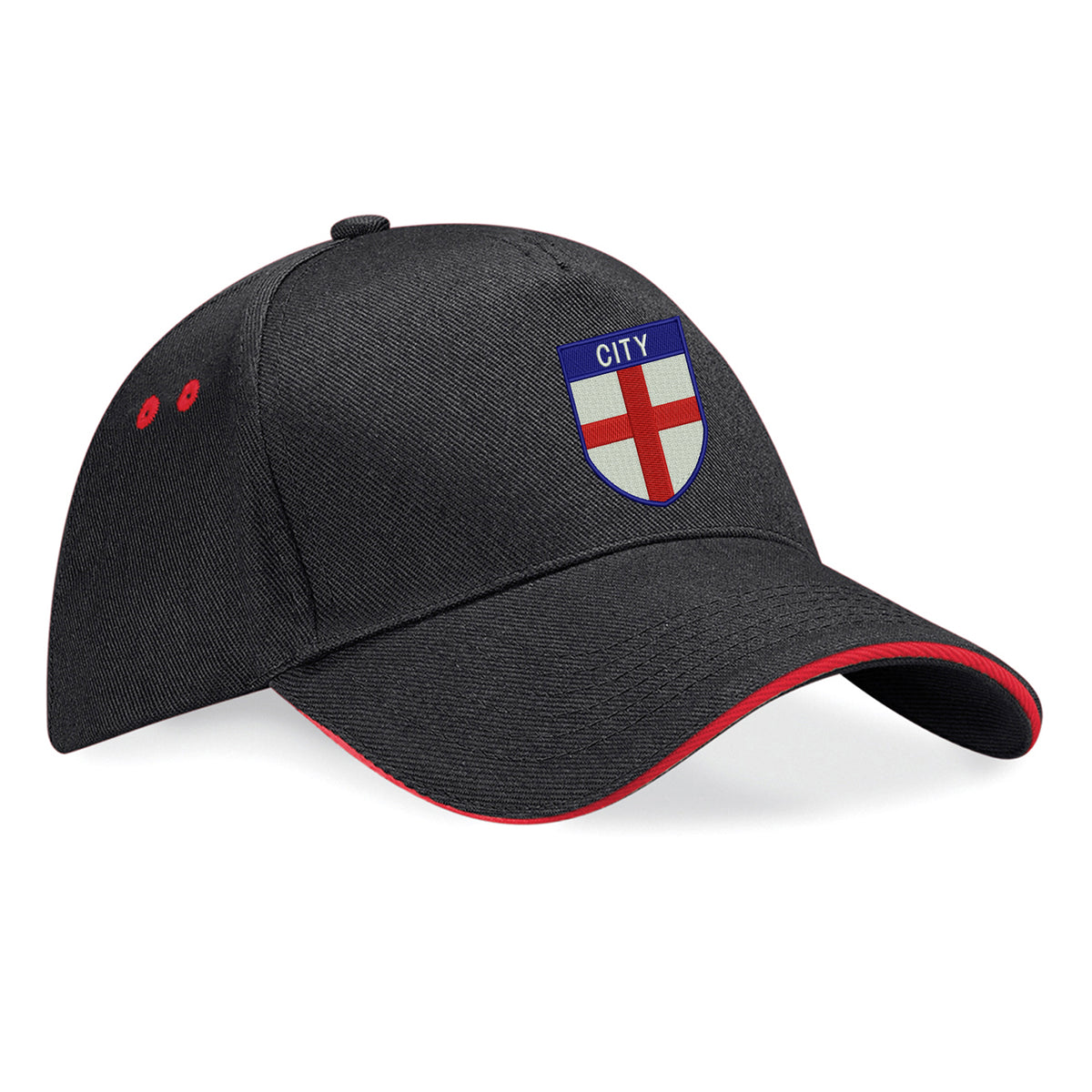 City Flag of England Shield Baseball Cap