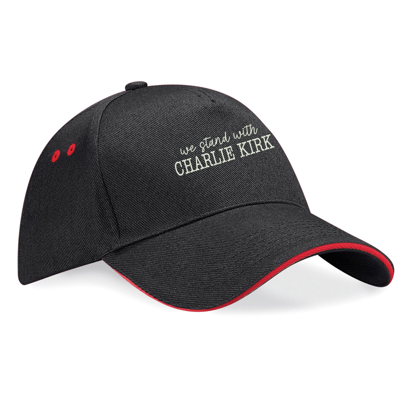 We Stand With Charlie Kirk Baseball Cap
