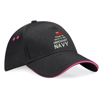 Proud to Serve in The Merchant Navy Baseball Cap