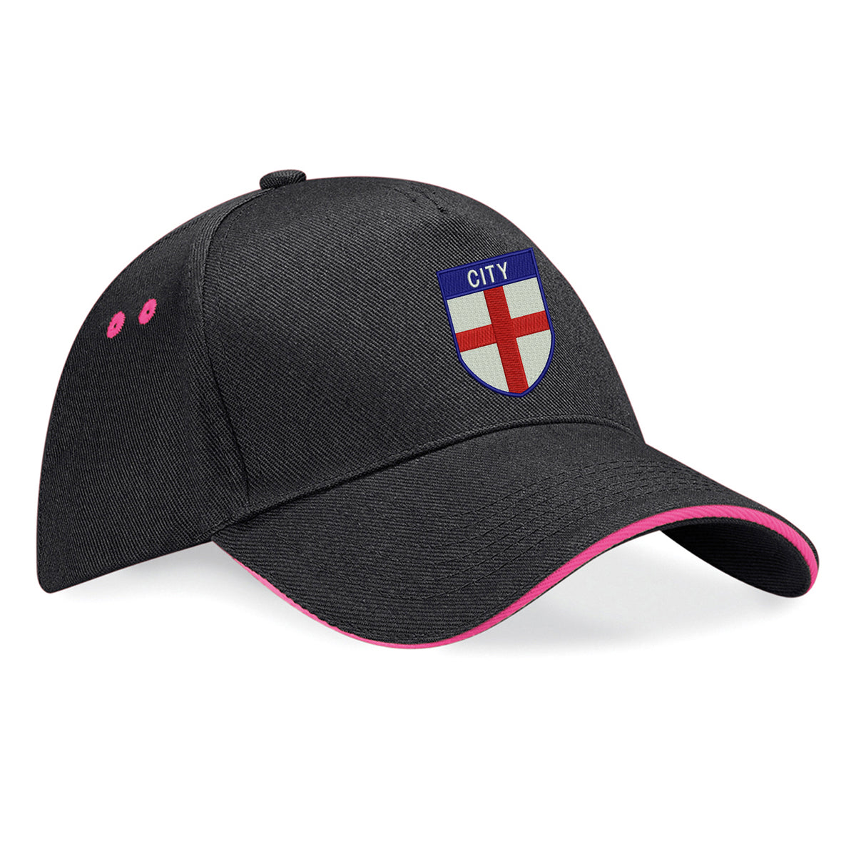 City Flag of England Shield Baseball Cap