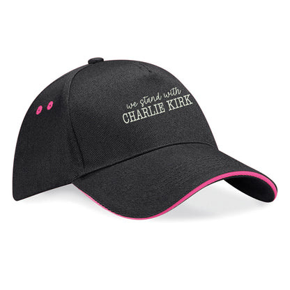 We Stand With Charlie Kirk Baseball Cap