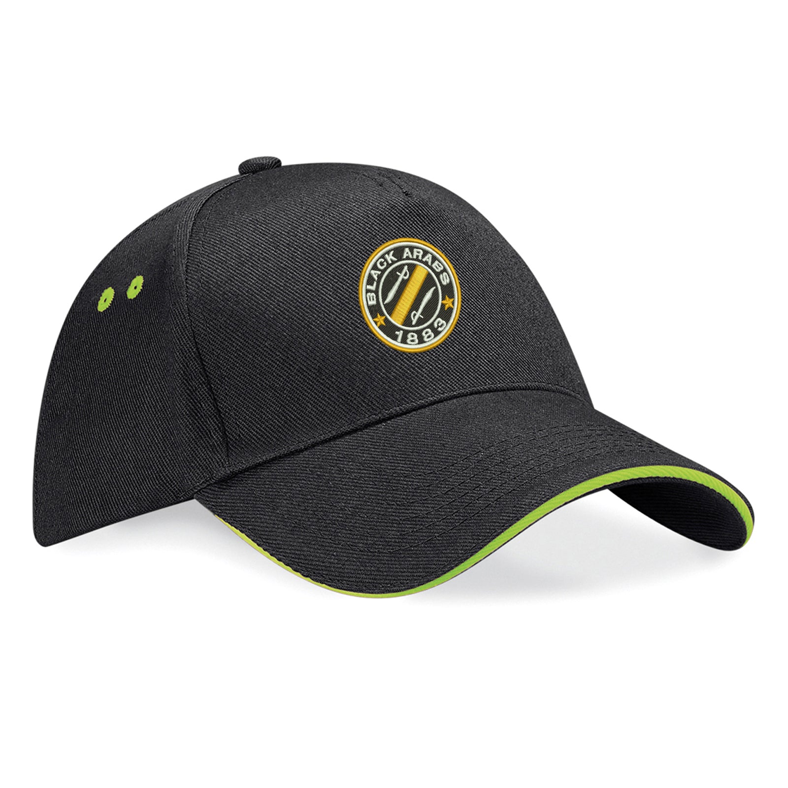 Black Arabs Embroidered Baseball Cap