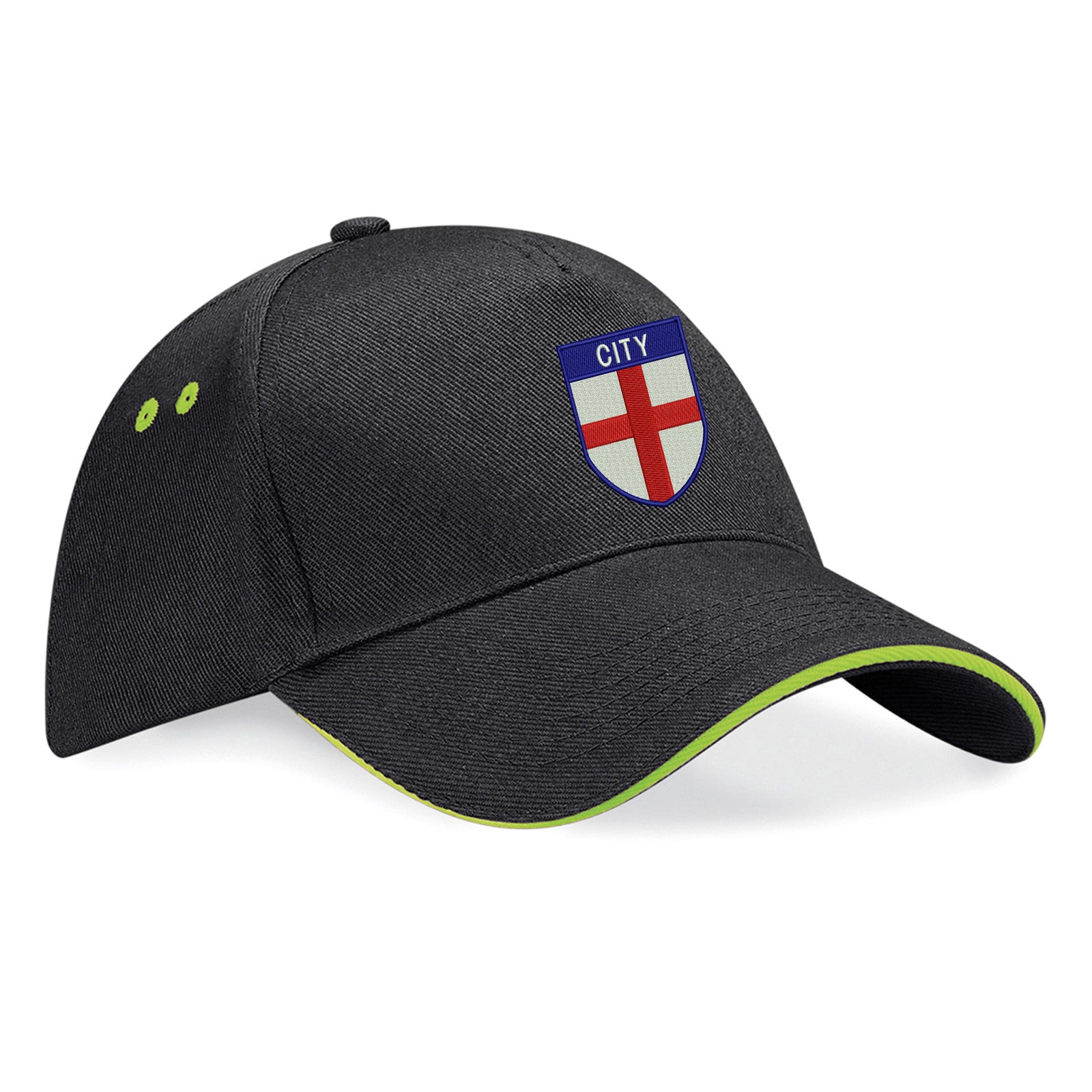 City Flag of England Shield Baseball Cap