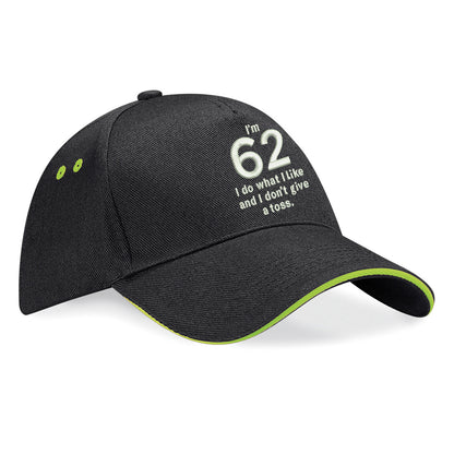 62nd Birthday Baseball Cap