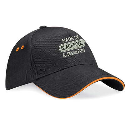 Made in Blackpool All Original Parts Embroidered Baseball Cap