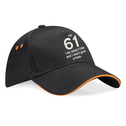 61st Birthday Baseball Cap