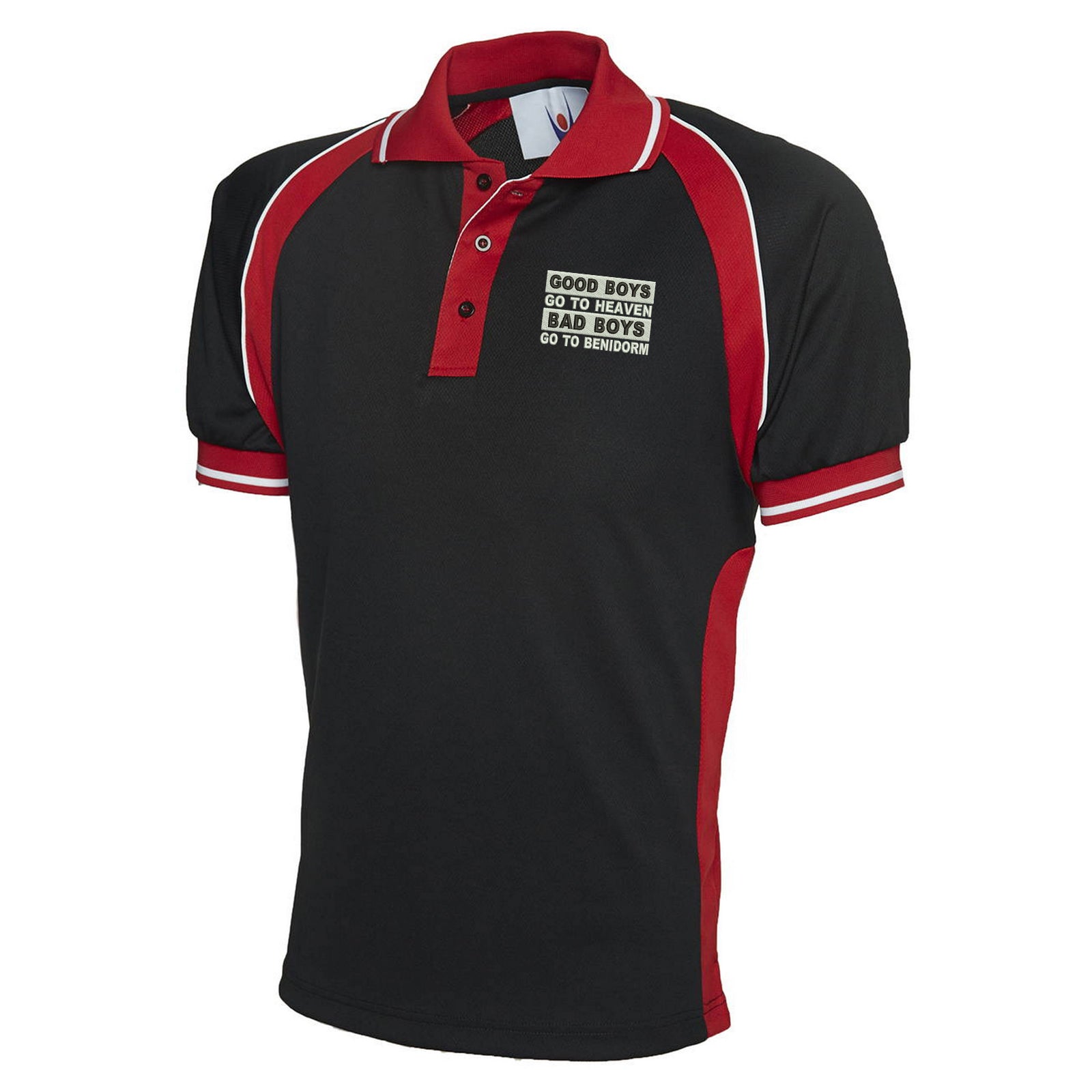 Good Boys Go To Heaven Sports Polo Shirt