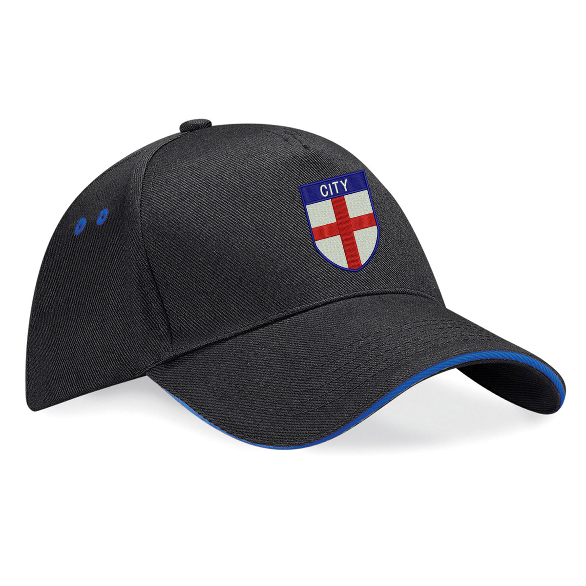 City Flag of England Shield Baseball Cap
