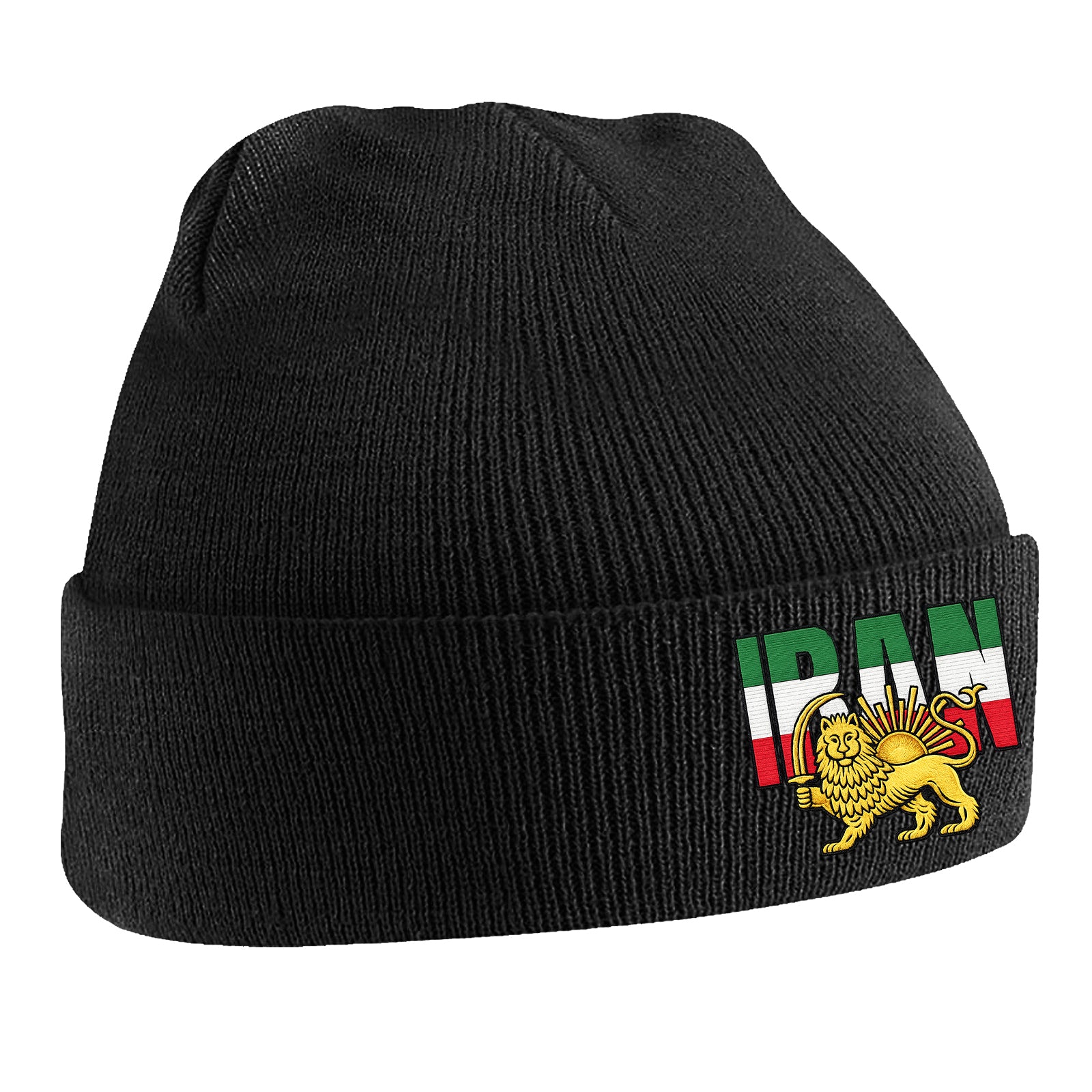 Iran Flag Beanie Hat