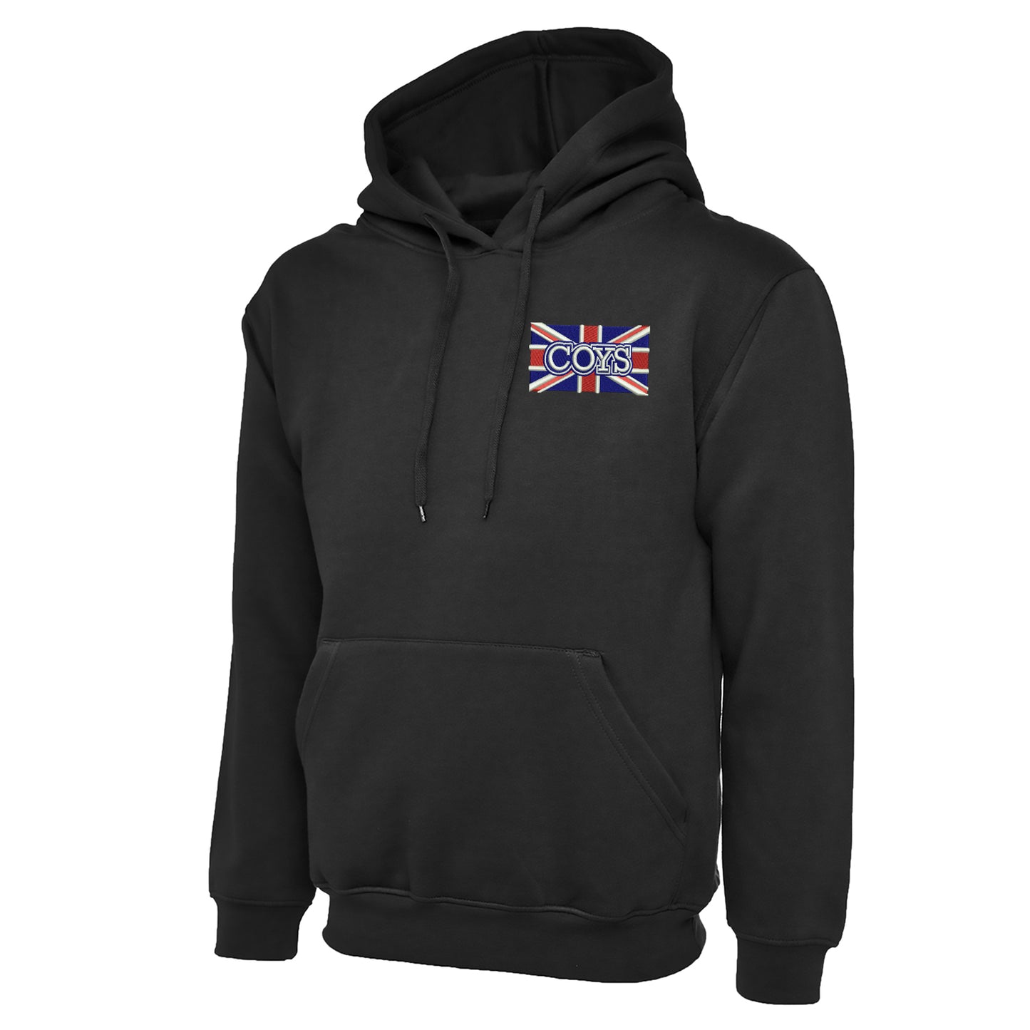 COYS Union Jack Embroidered Hoodie