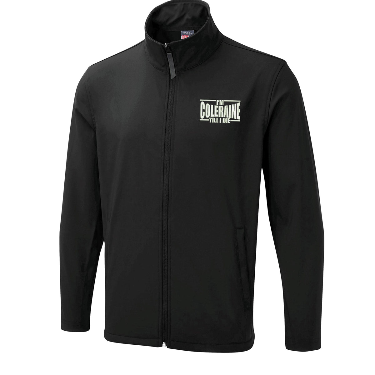 I am Coleraine Embroidered Soft Shell Jacket