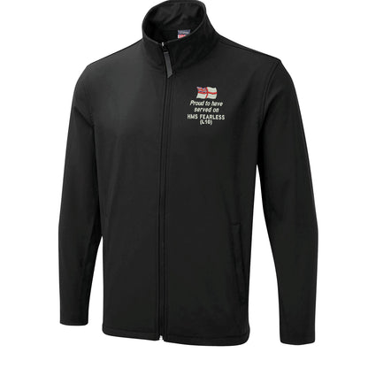 Proud to Have Served on HMS Fearless (L10) Lightweight Soft Shell Jacket