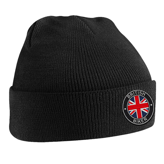 British Biker Beanie Hat 