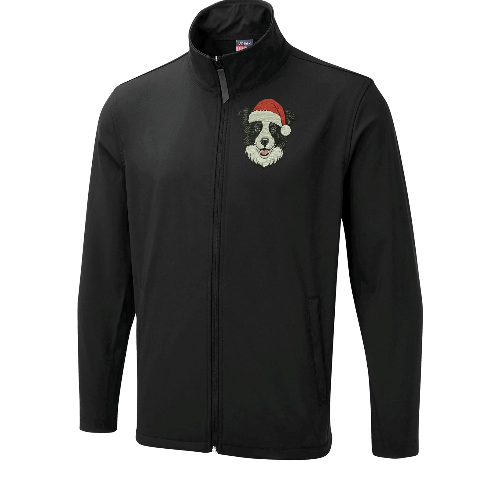 Border Collie Christmas Bomber Jacket