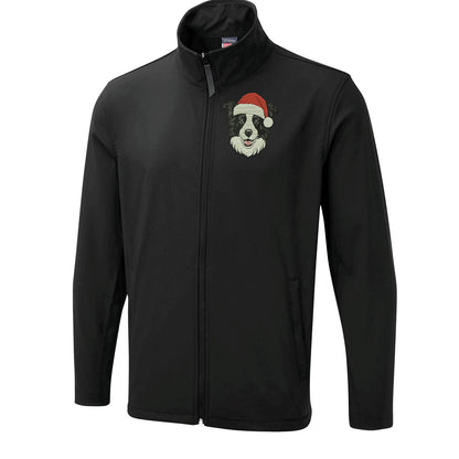 Border Collie Christmas Bomber Jacket