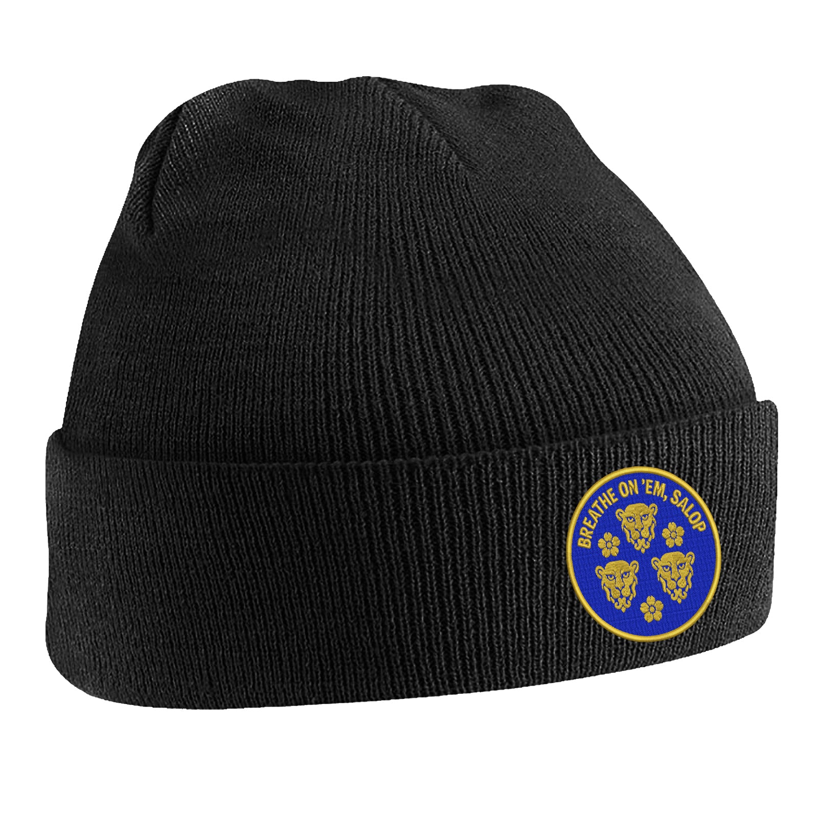 Shrewsbury Town Breathe on em Salop Beanie Hat