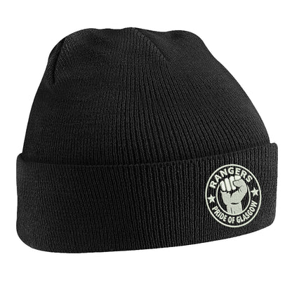 Rangers Pride of Glasgow Embroidered Beanie Hat