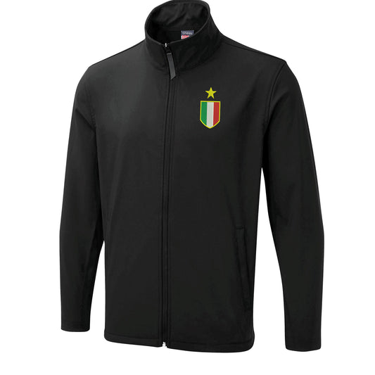 Retro Juventus 1961 Embroidered Lightweight Soft Shell Jacket
