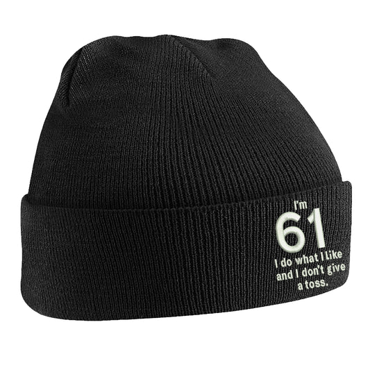 61st Birthday Beanie Hat